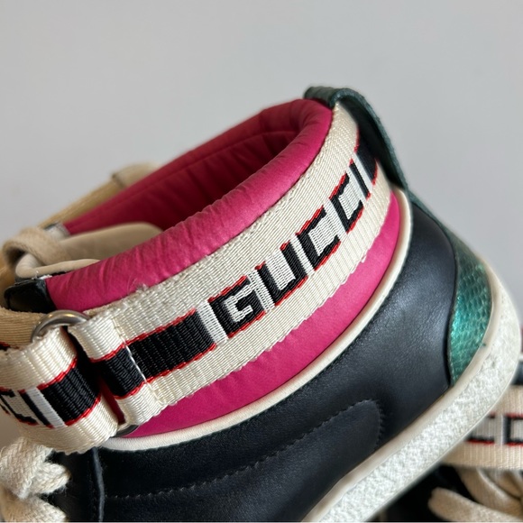 Exotic Ayers snake heel tab · rare runway edition · size 35 - Picture 5 of 13